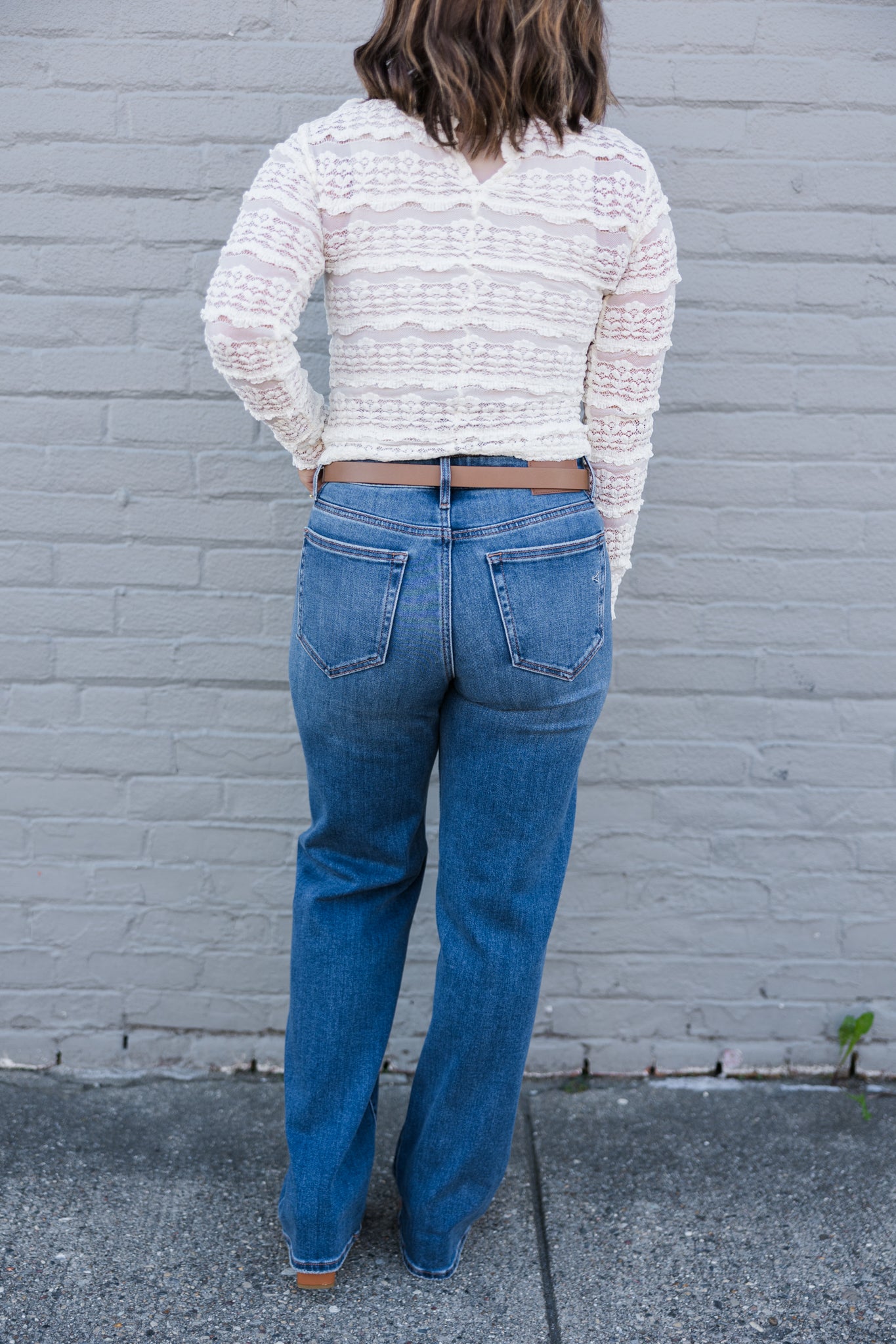 Hidden Jeans High Rise Straight Jeans
