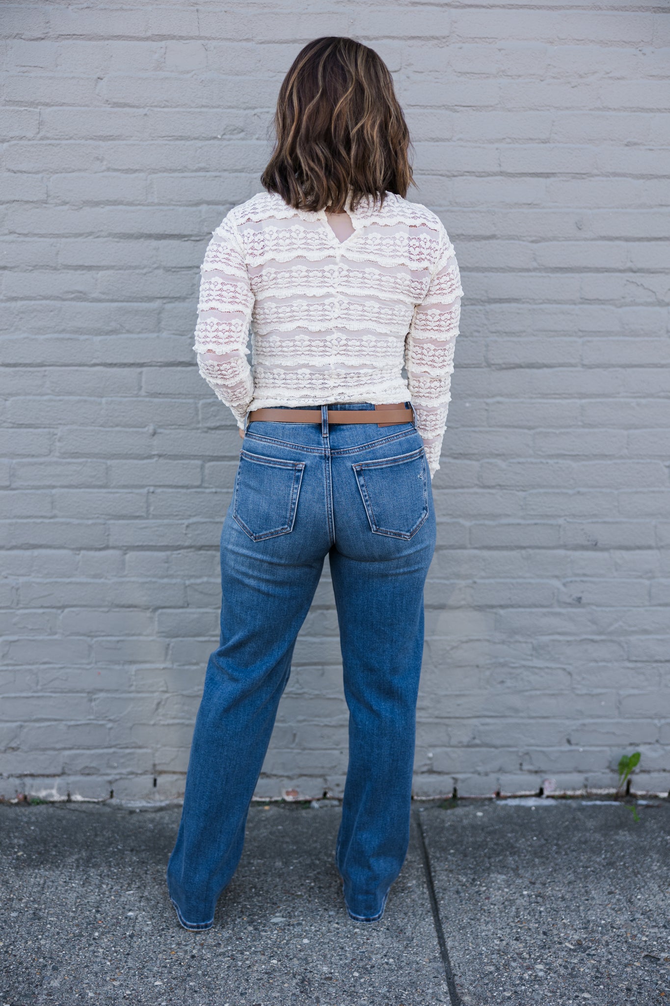Hidden Jeans High Rise Straight Jeans