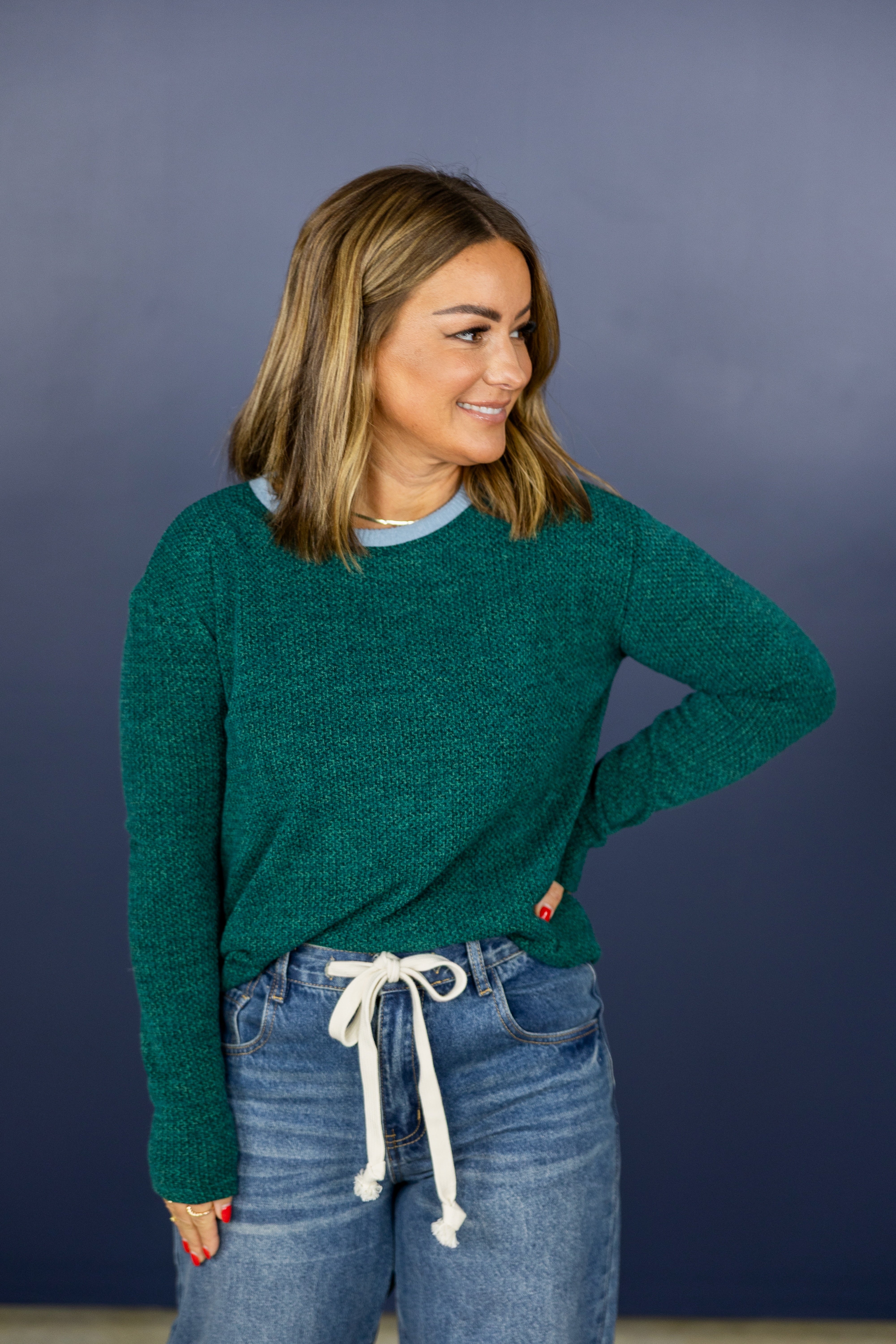 Leyla Contrast Sweater