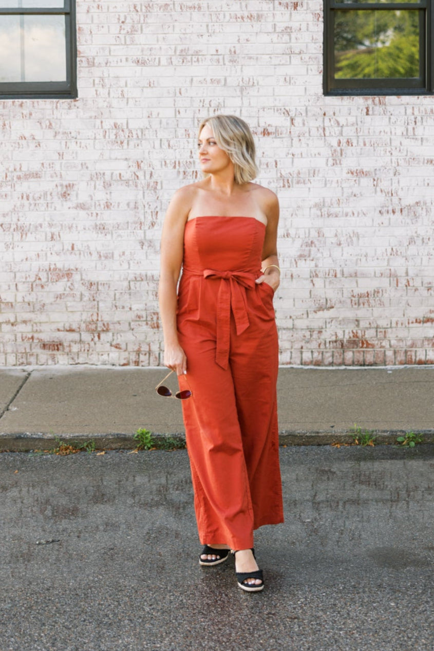 Marissa Strapless Jumpsuit | FINAL SALE