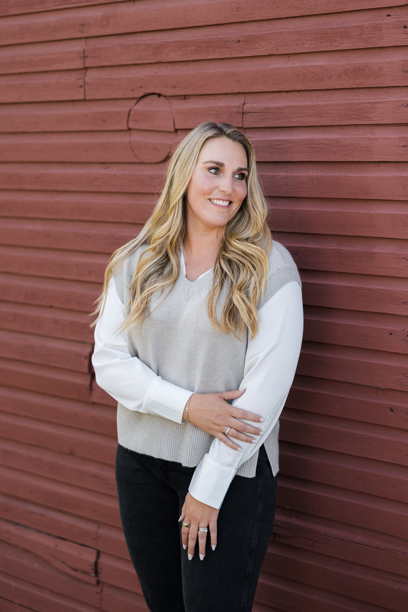 Andrea Cap Sleeve Sweater Top