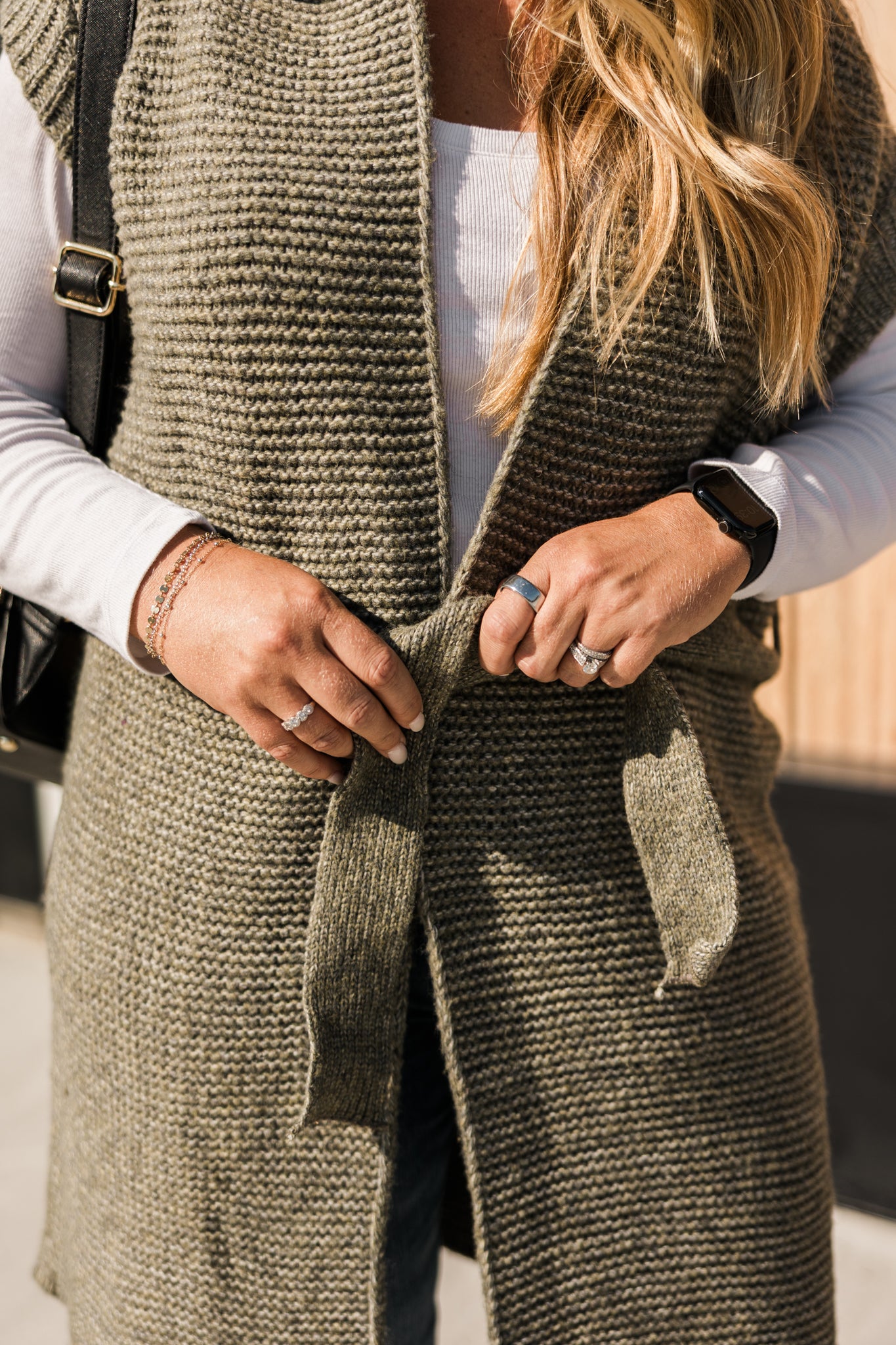 Belted Cardigan