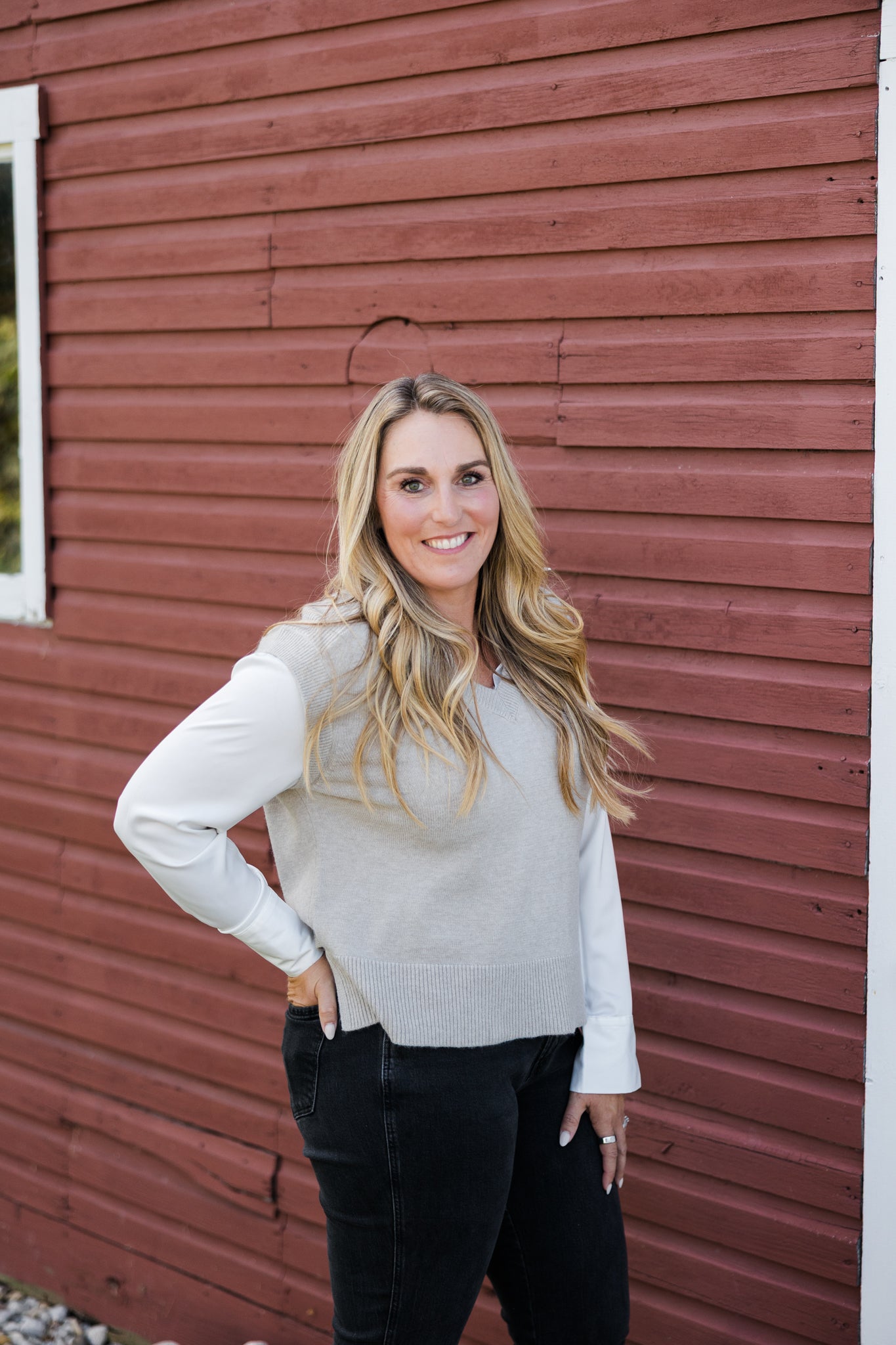 Andrea Cap Sleeve Sweater Top