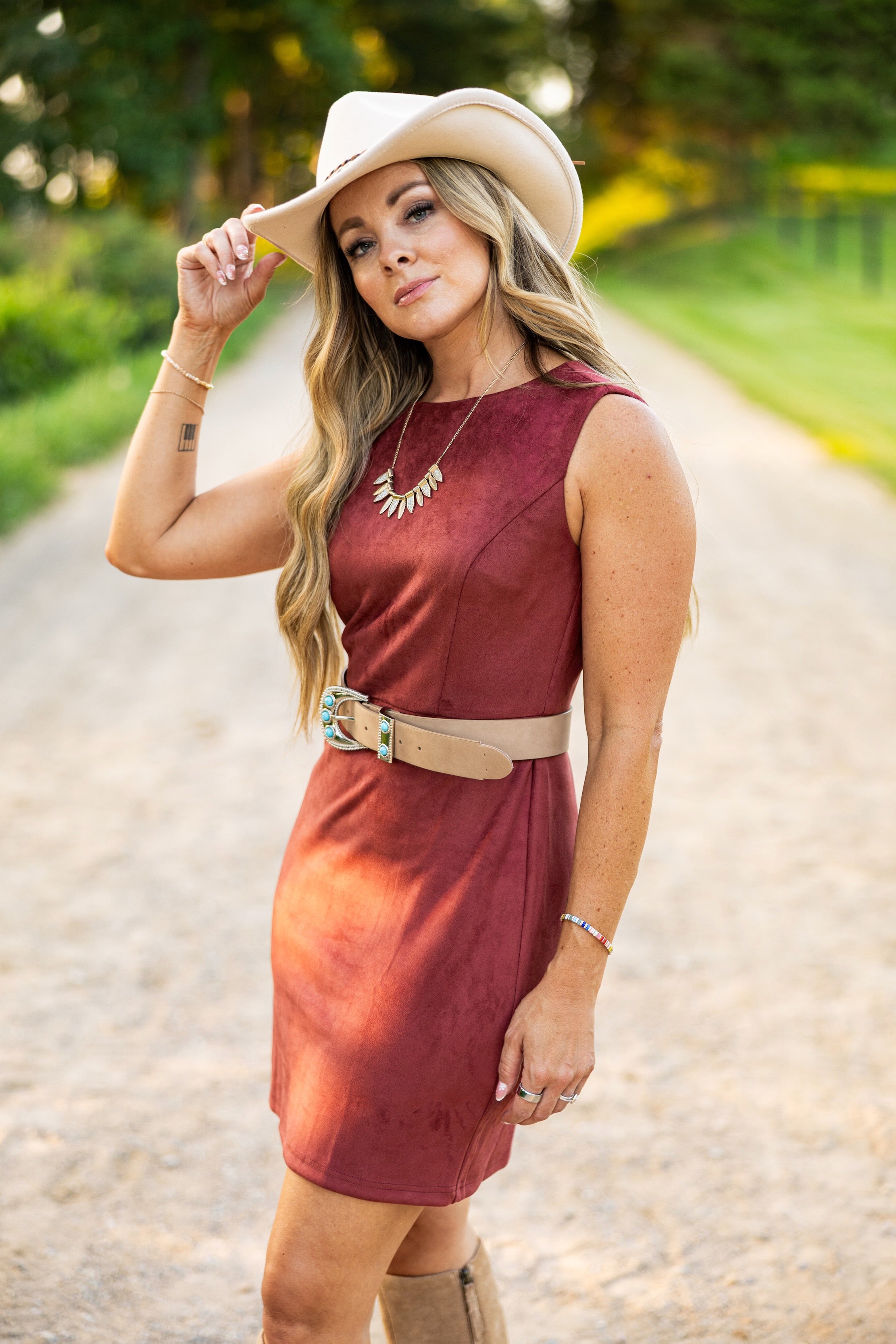 Sonoran Suede Mini Dress
