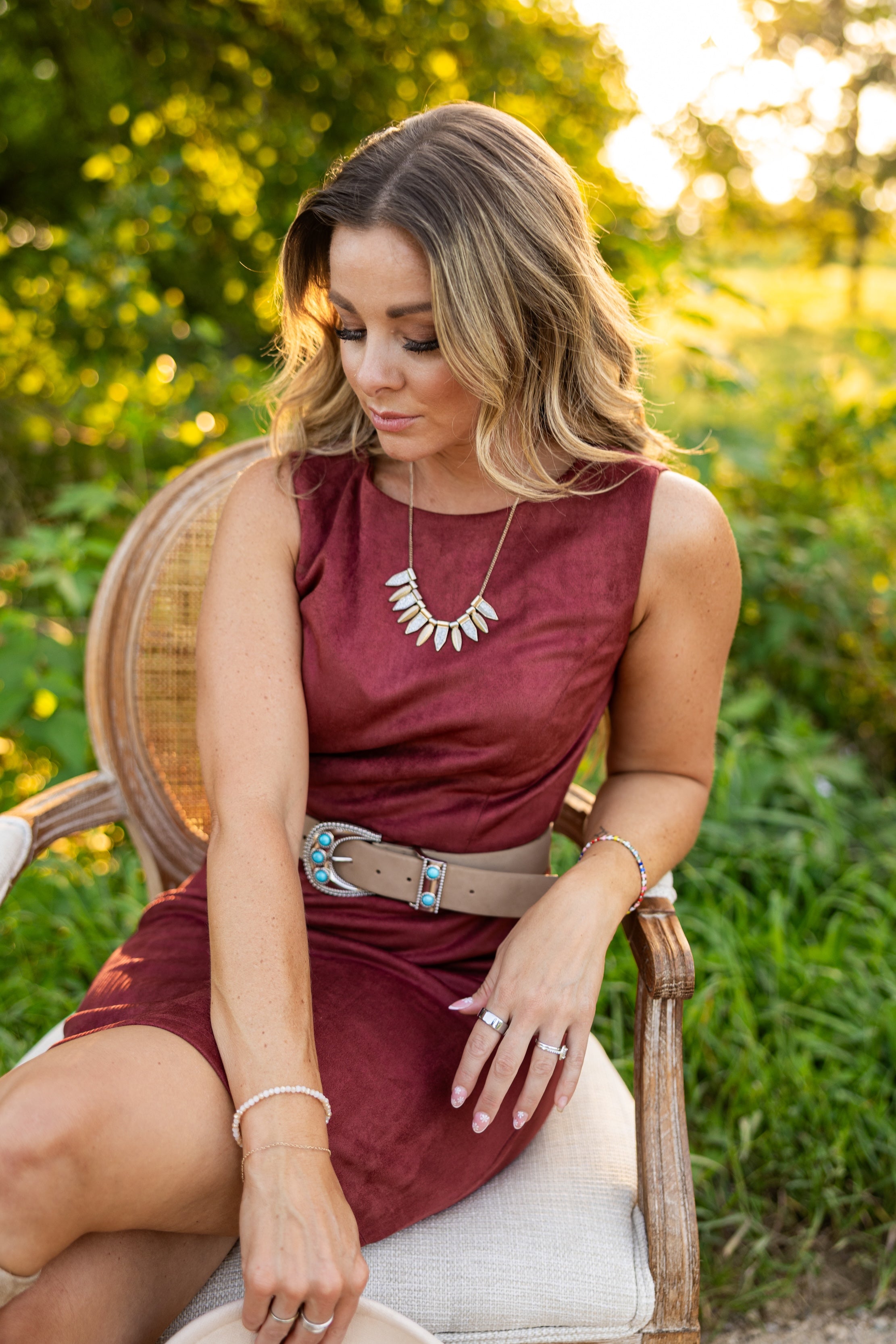 Sonoran Suede Mini Dress