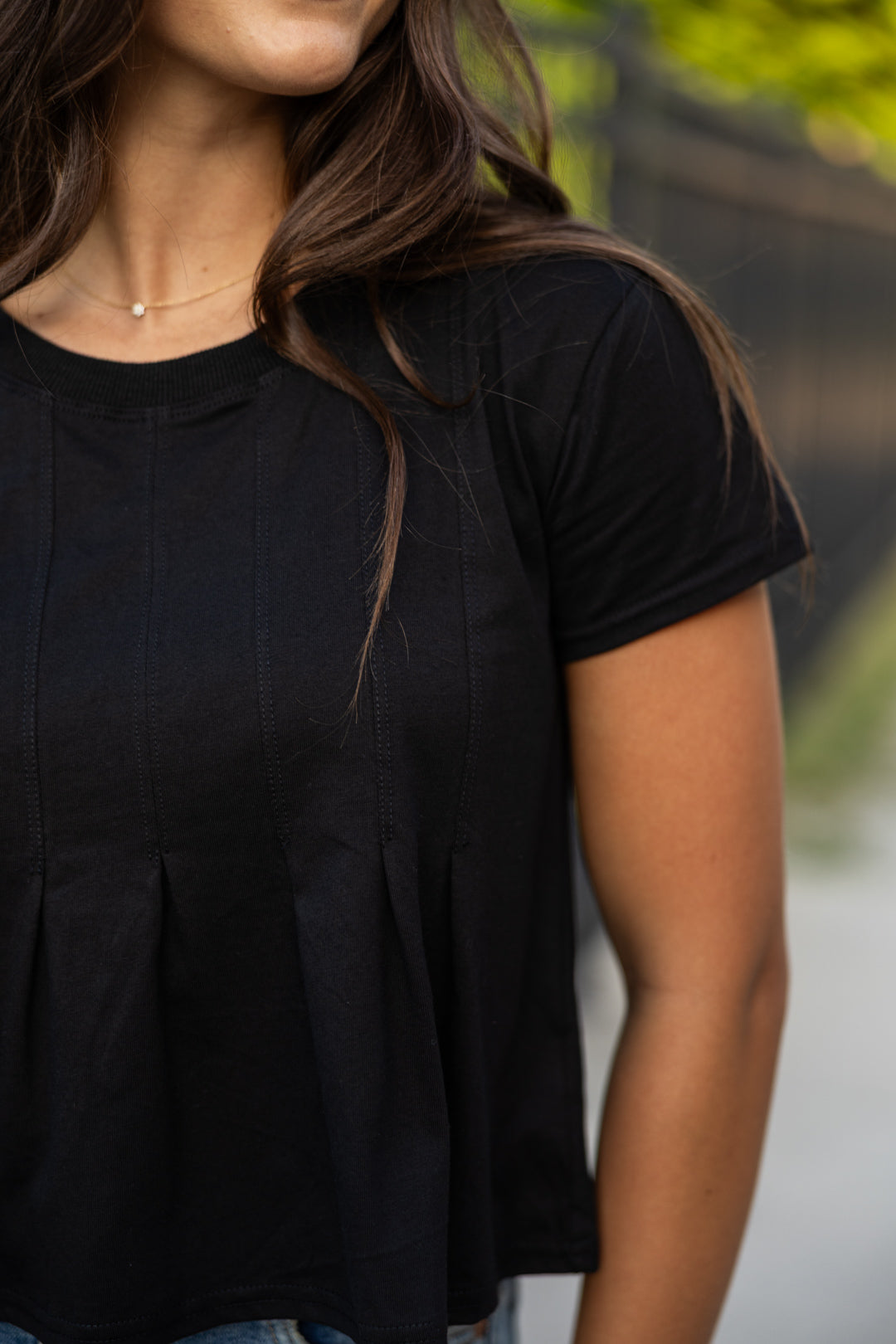 Meadow Pleated Tee