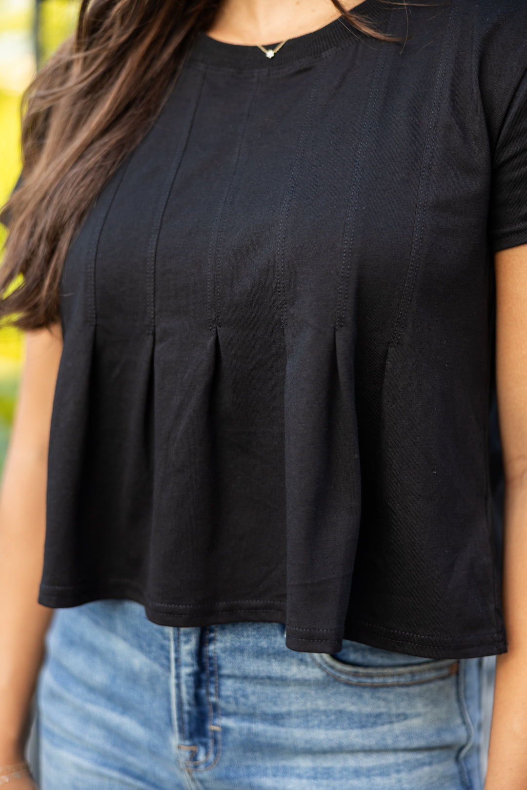 Meadow Pleated Tee