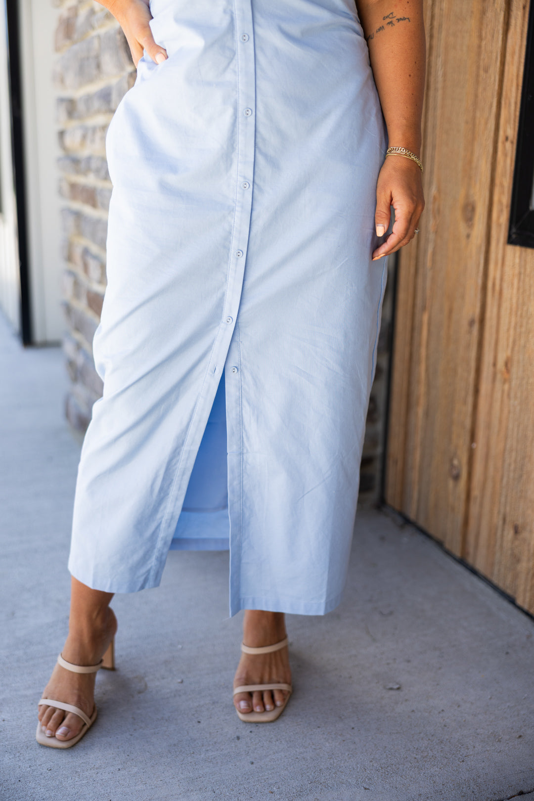 THML Brianna Button Front Dress