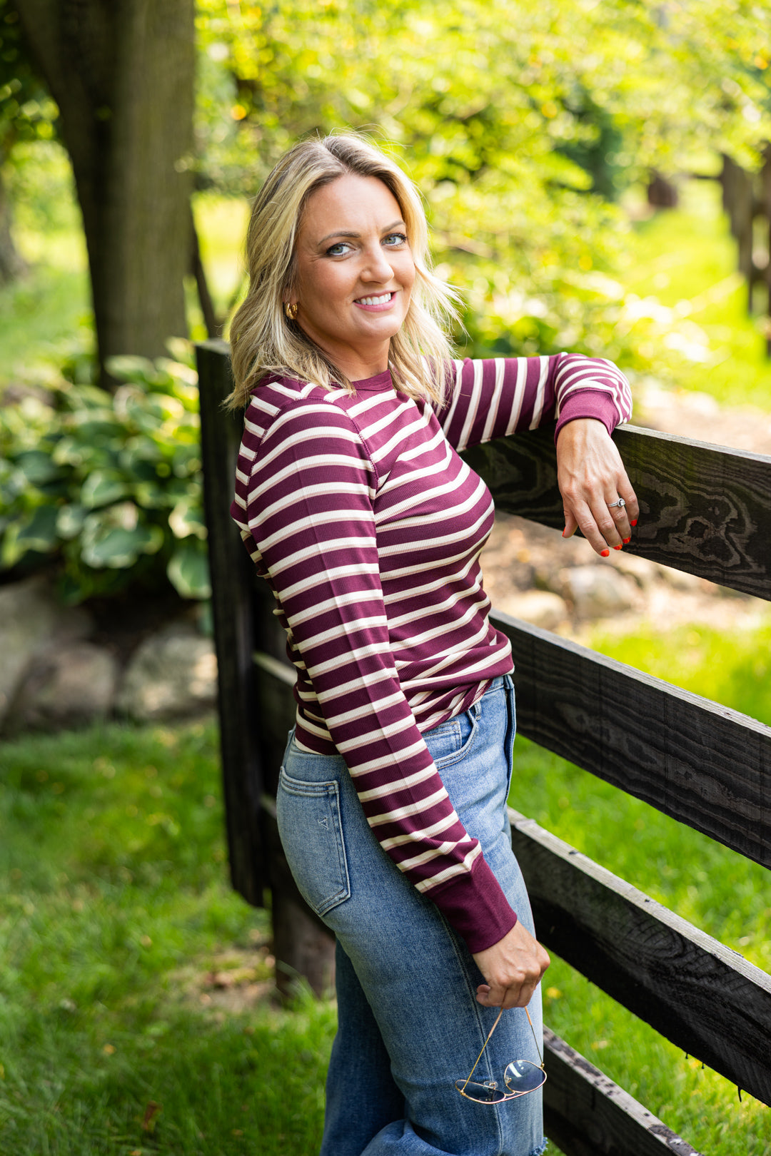 Stacy Striped Long Sleeve