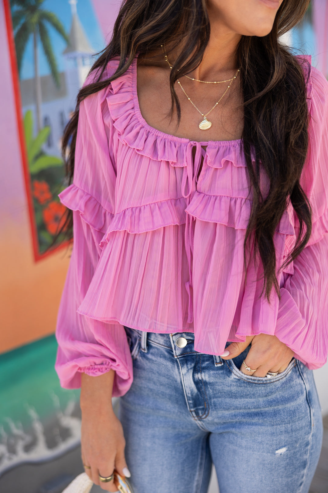 Jaycie Ruffle Top
