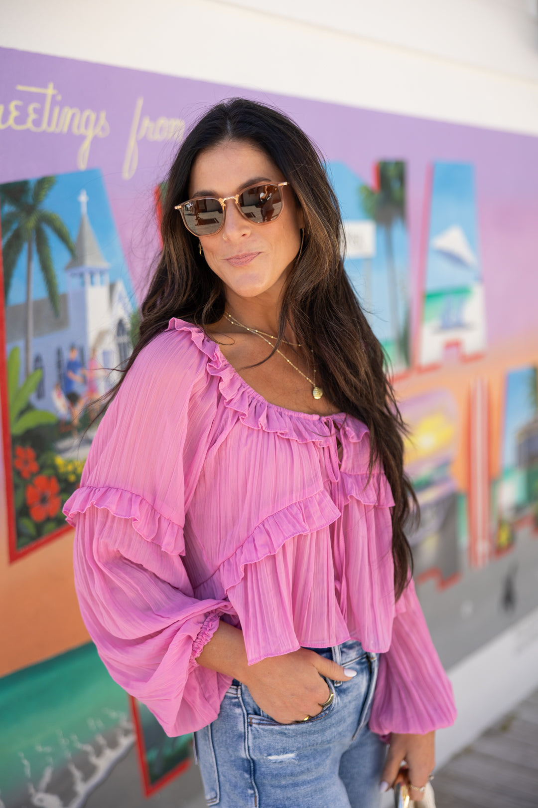 Jaycie Ruffle Top