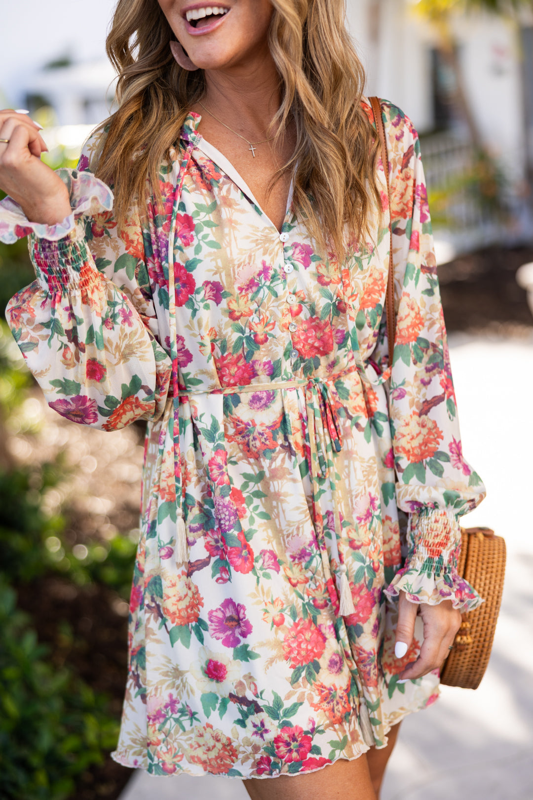 Sawyer Floral Button Romper