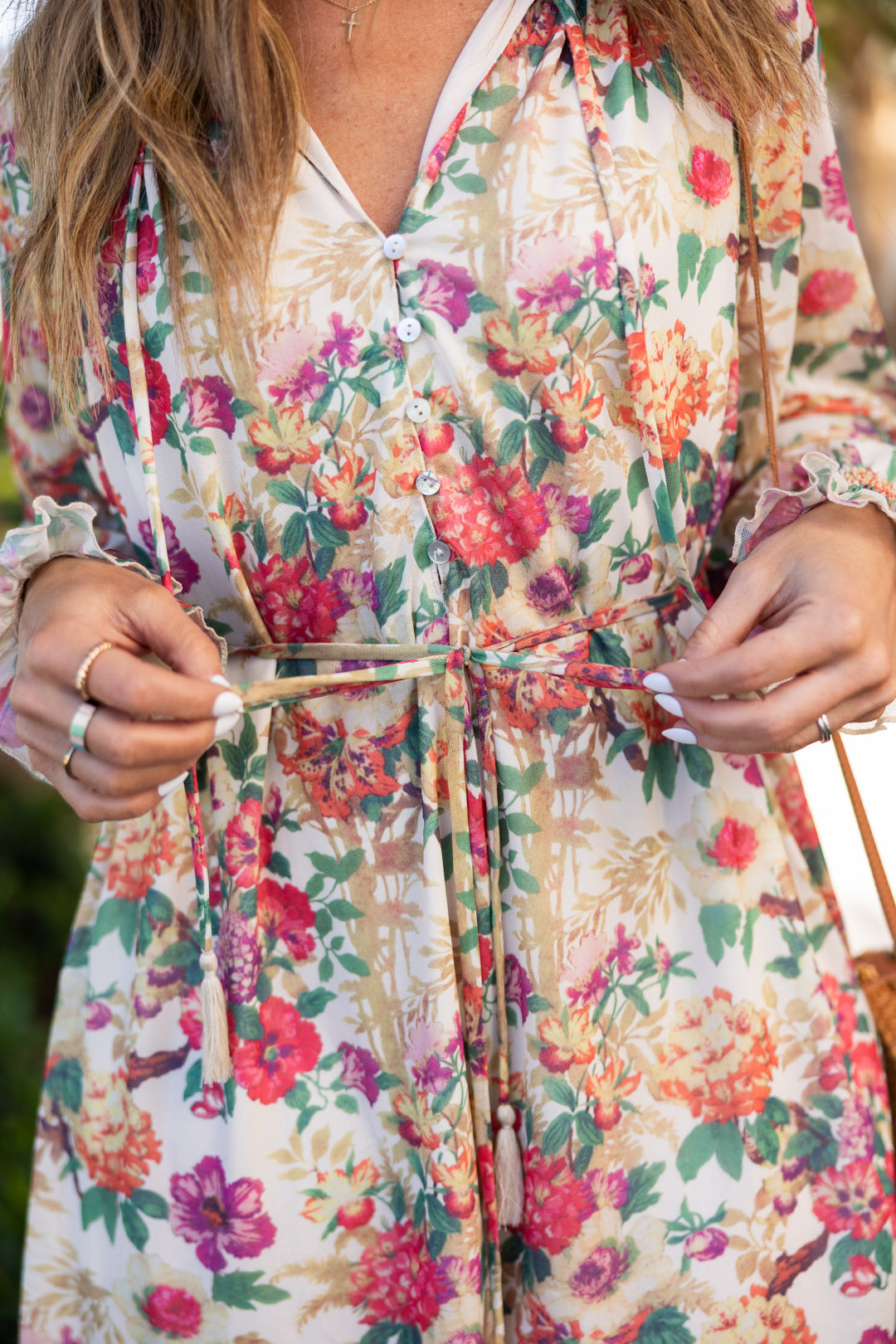 Sawyer Floral Button Romper