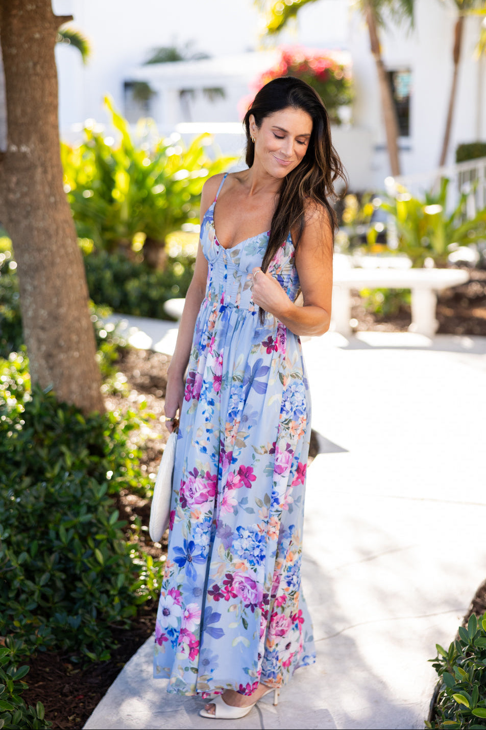 Penelope Corset Maxi Dress