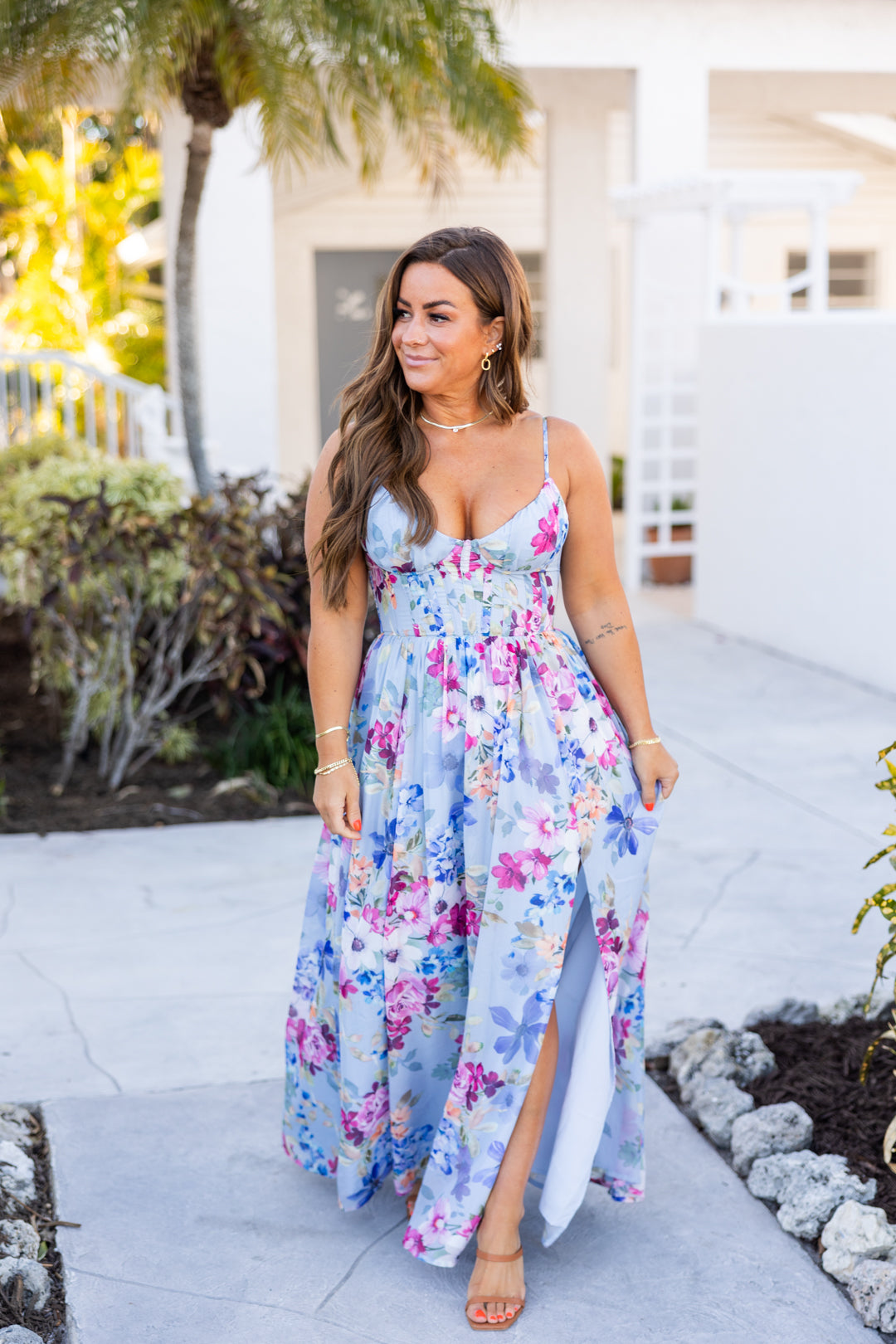 Penelope Corset Maxi Dress