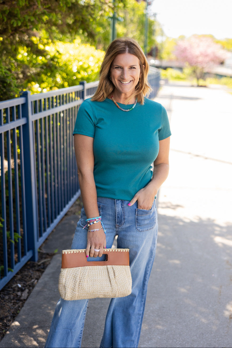 Ribbed Basic Tee
