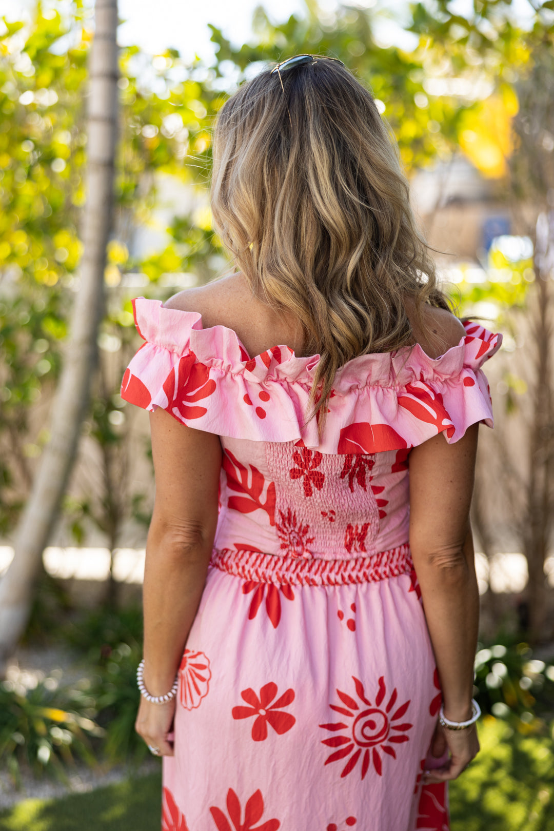 Paradise Strapless Ruffle Top