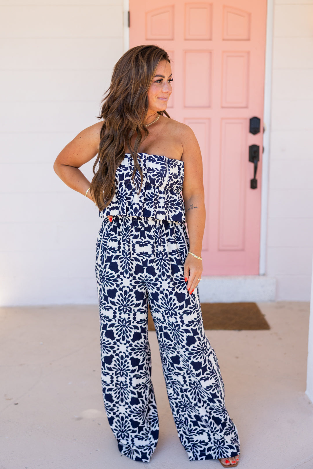 Mai Tai Ruched Jumpsuit