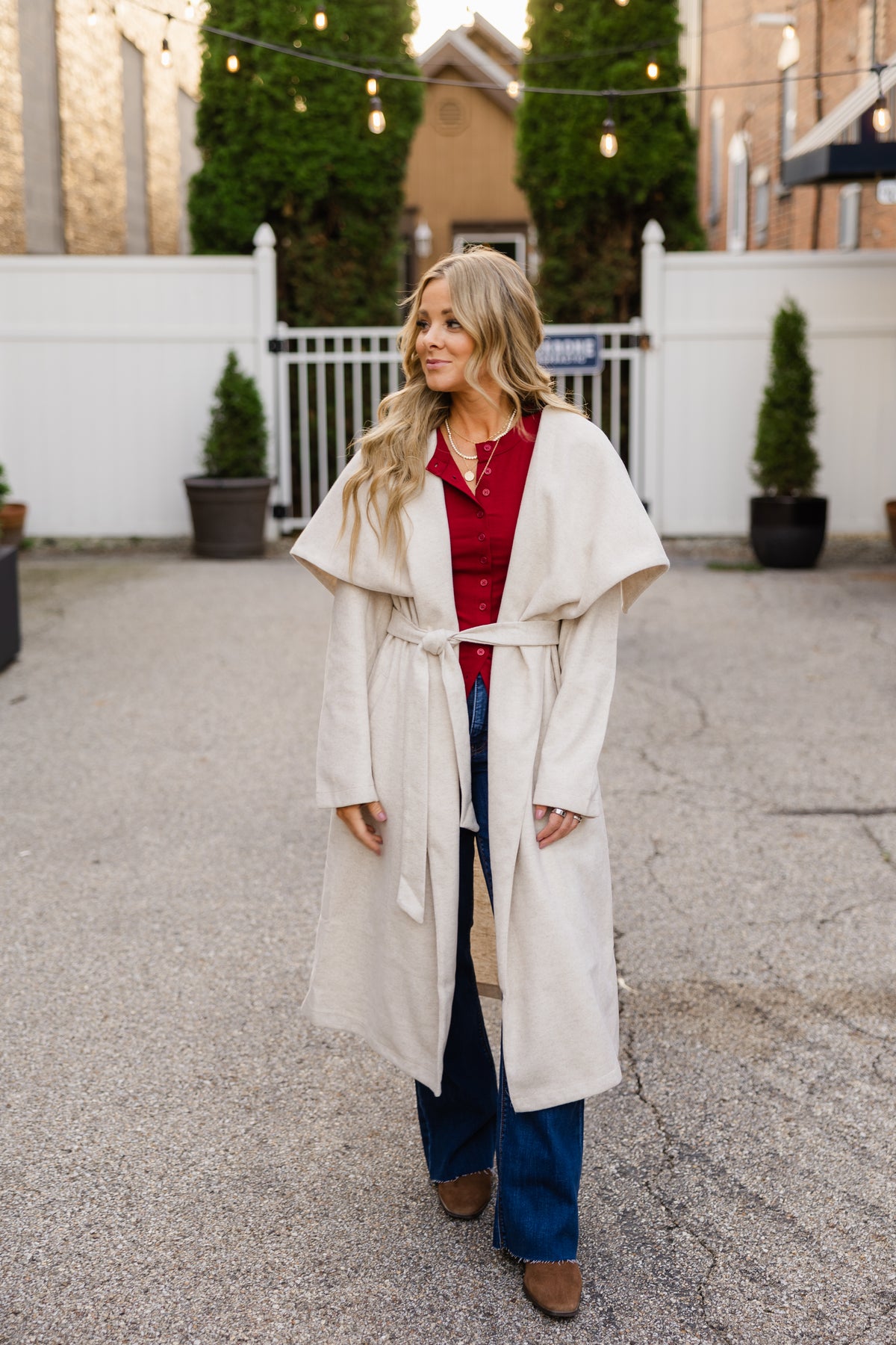 Pierre Shawl Long Coat