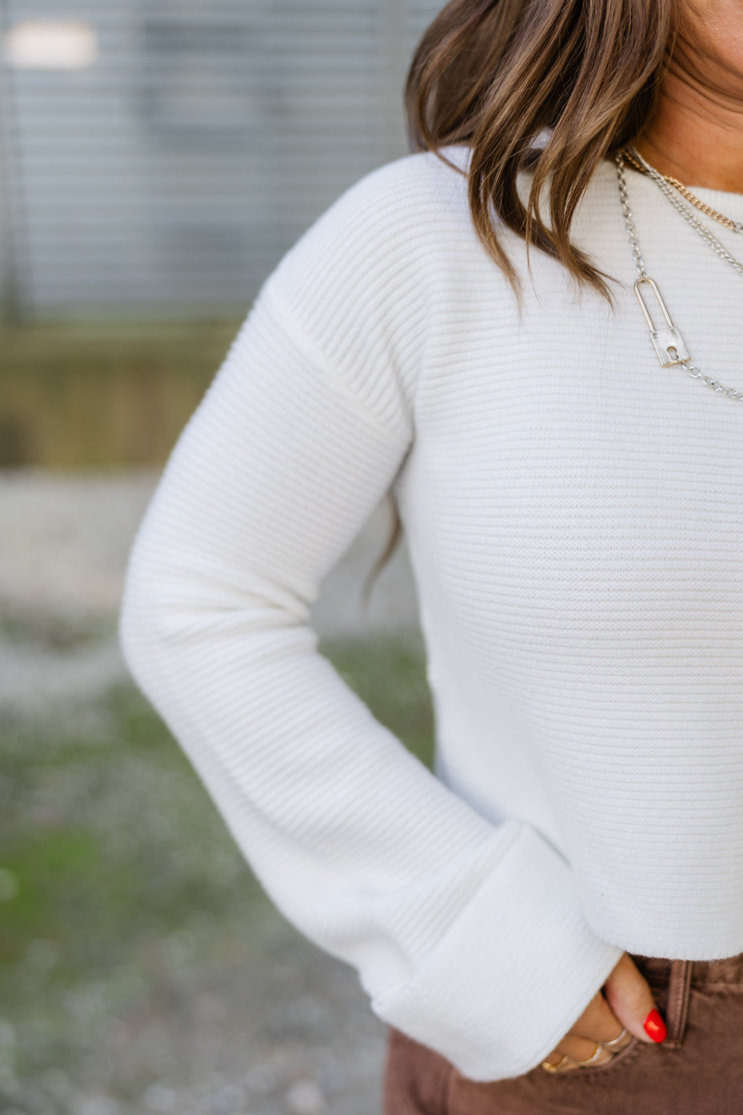 Maddie Ribbed Sweater
