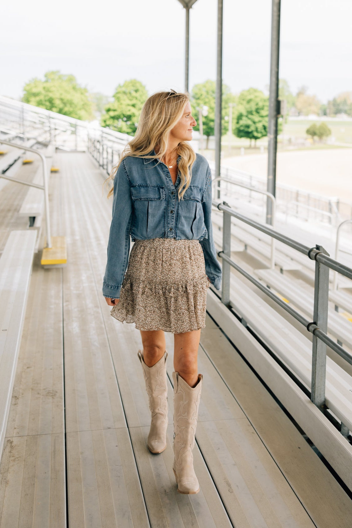 Ditsy Floral Mini Skirt