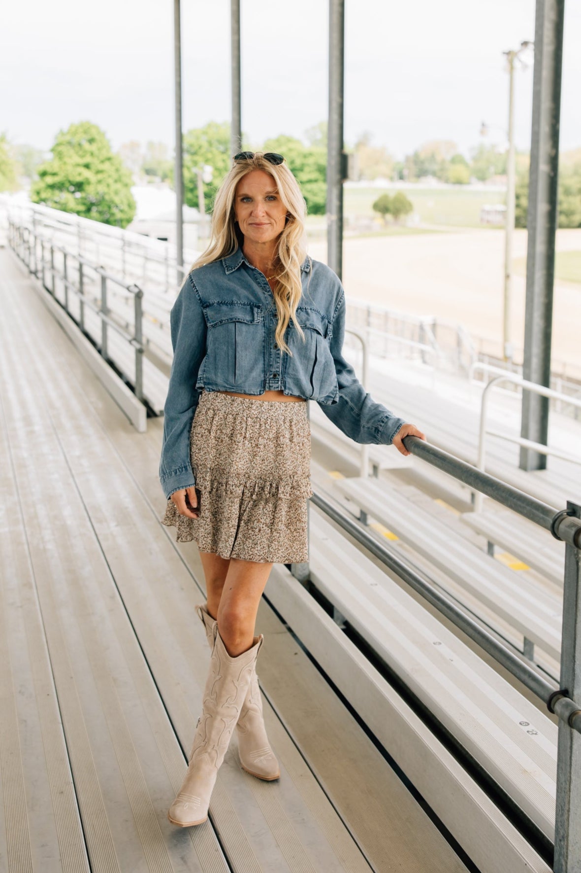 Ditsy Floral Mini Skirt