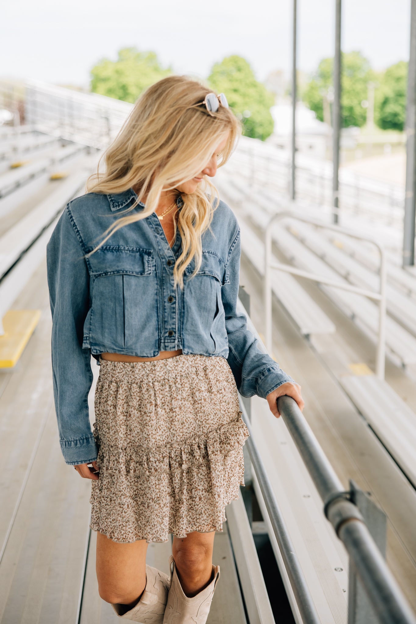 Ditsy Floral Mini Skirt