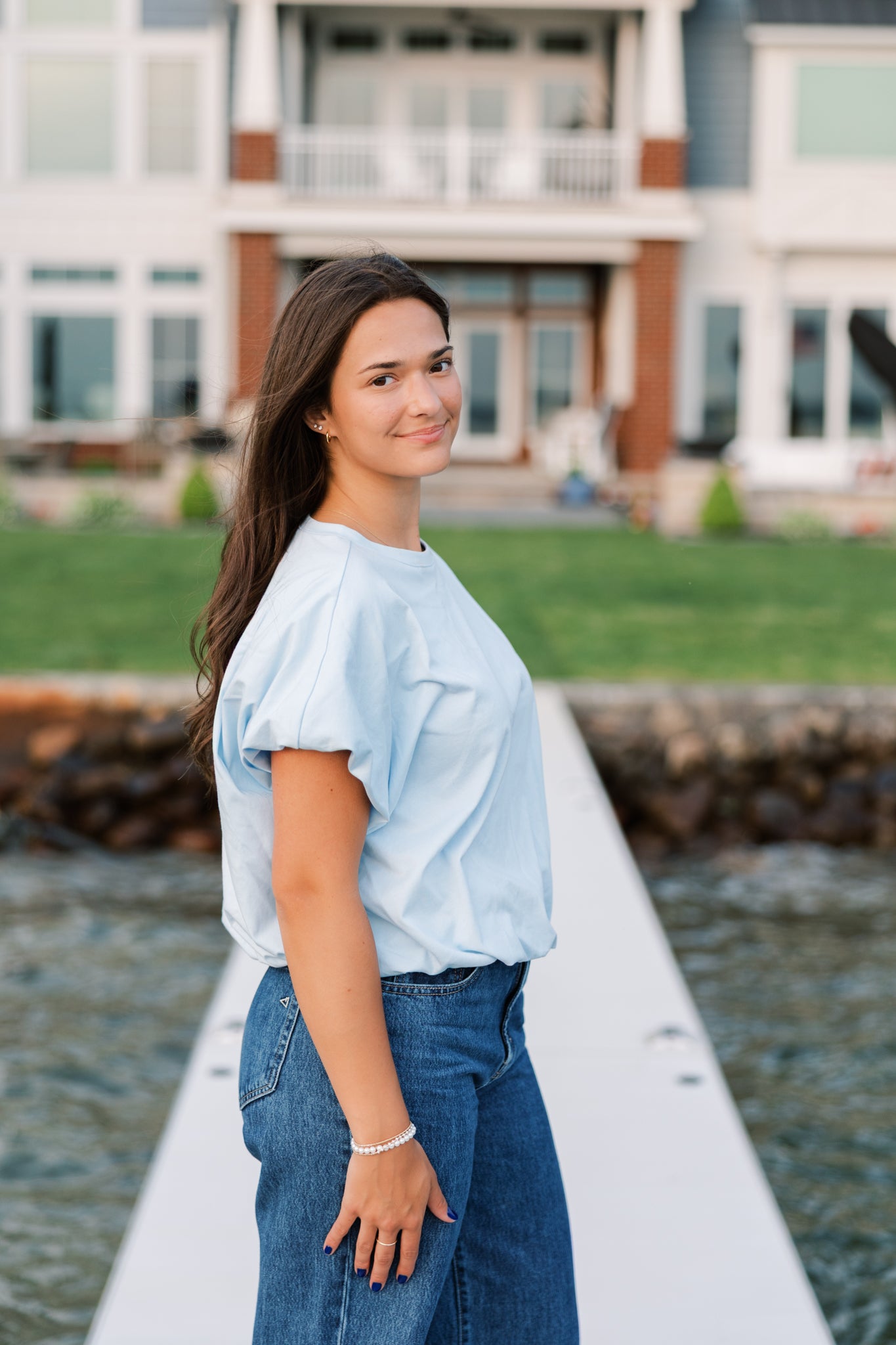 Bali Bubble Hem Top | FINAL SALE