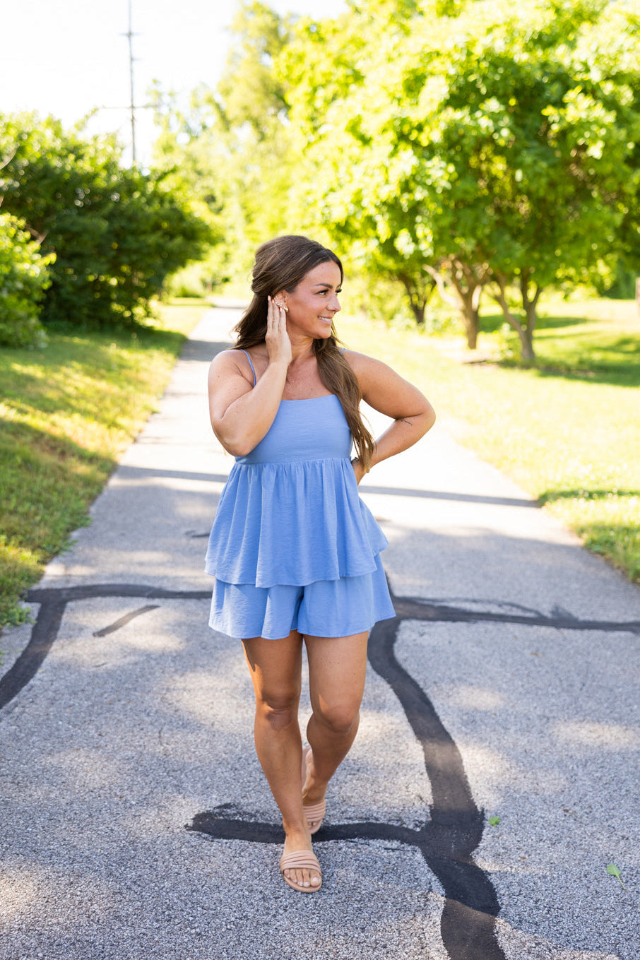 Nellie Peplum Tank