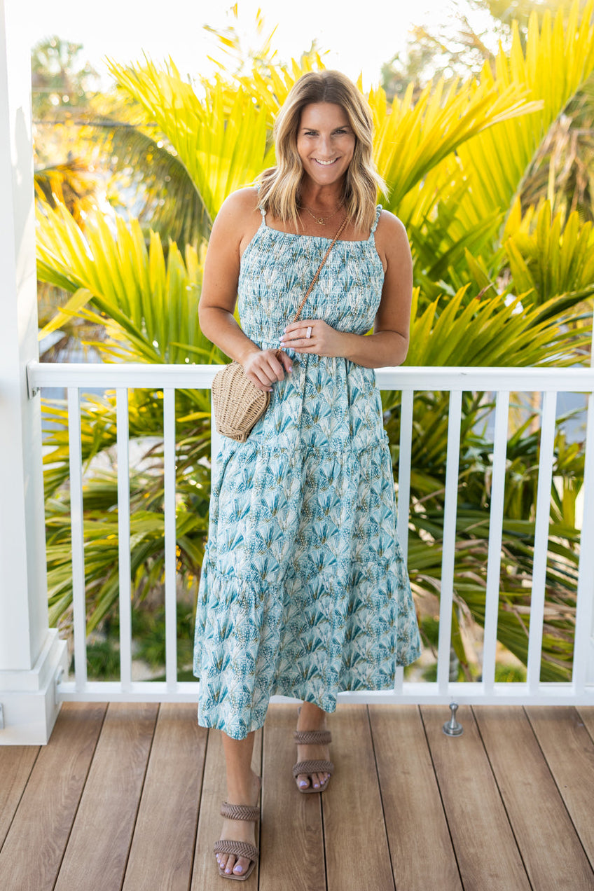 Making Waves Midi Dress