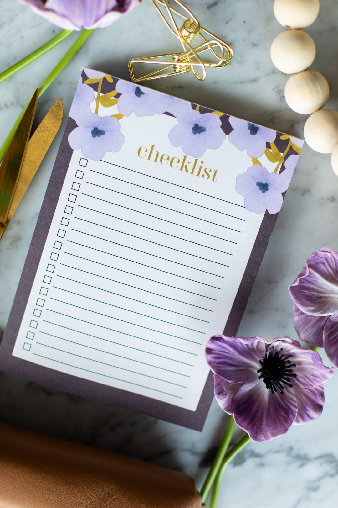 Life + Style Notepad: Bold Blooms