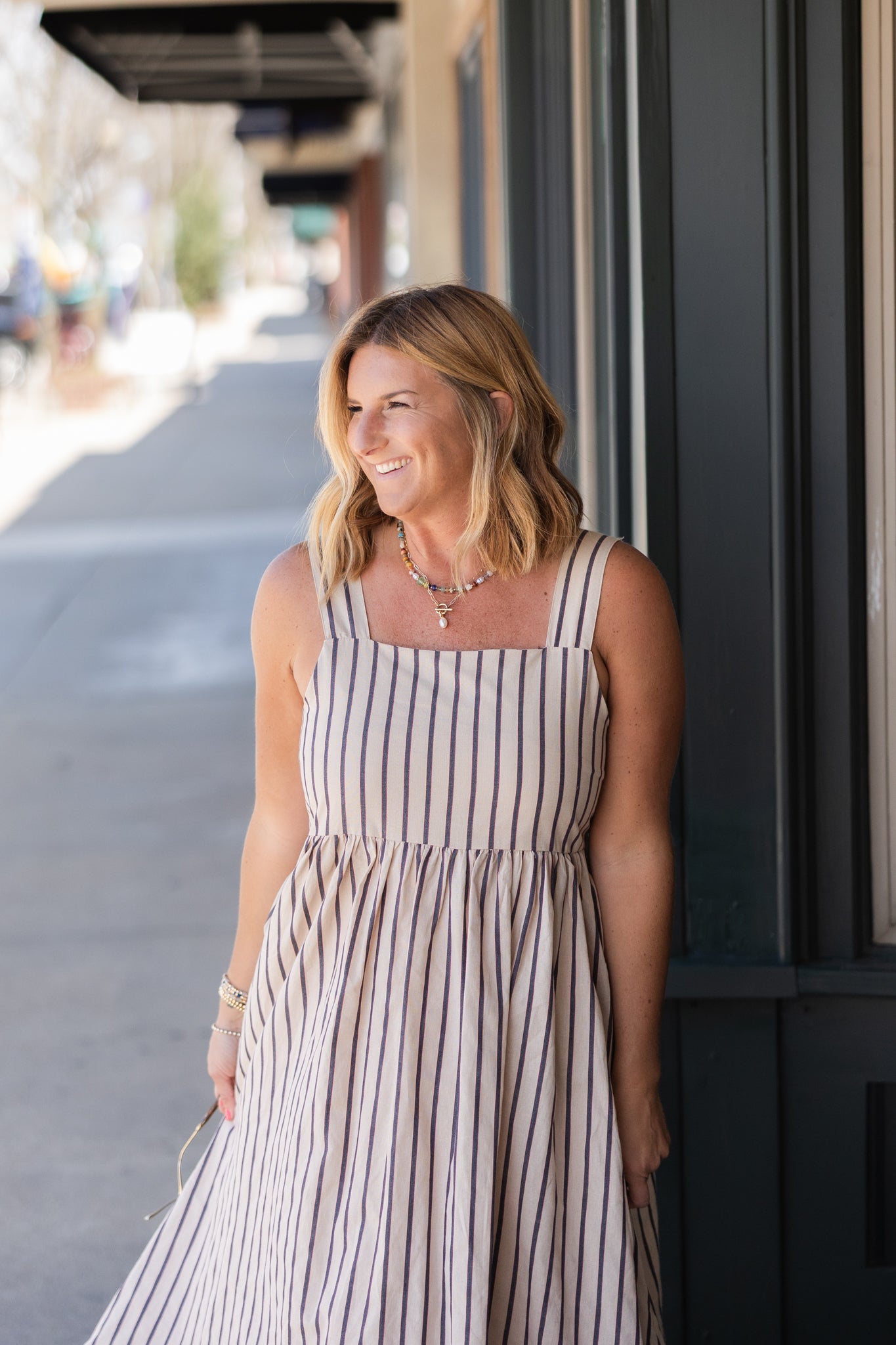 Destin Striped Midi Dress | FINAL SALE