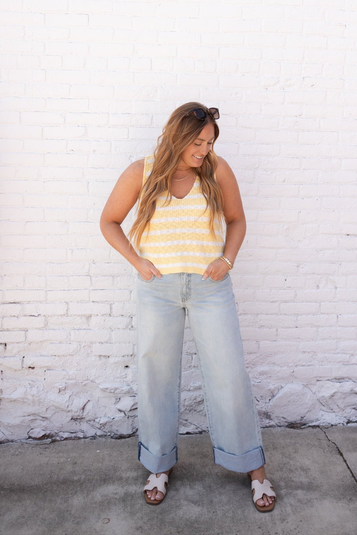 Kut from the Kloth Gwen High Rise Cuffed Jeans - Meaning | FINAL SALE