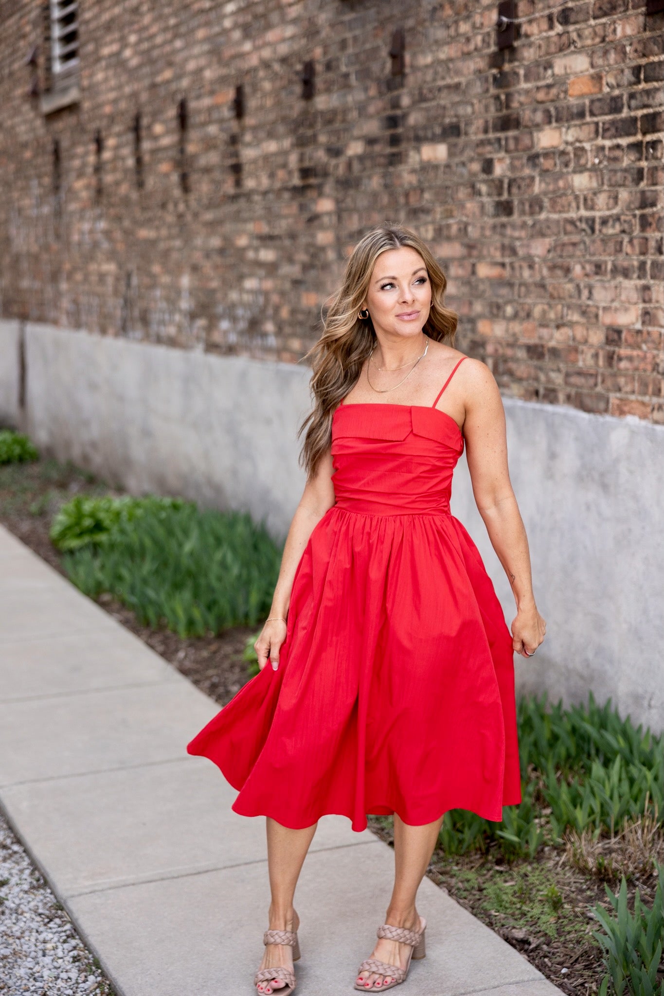 Valentina Ruched Midi Dress| FINAL SALE