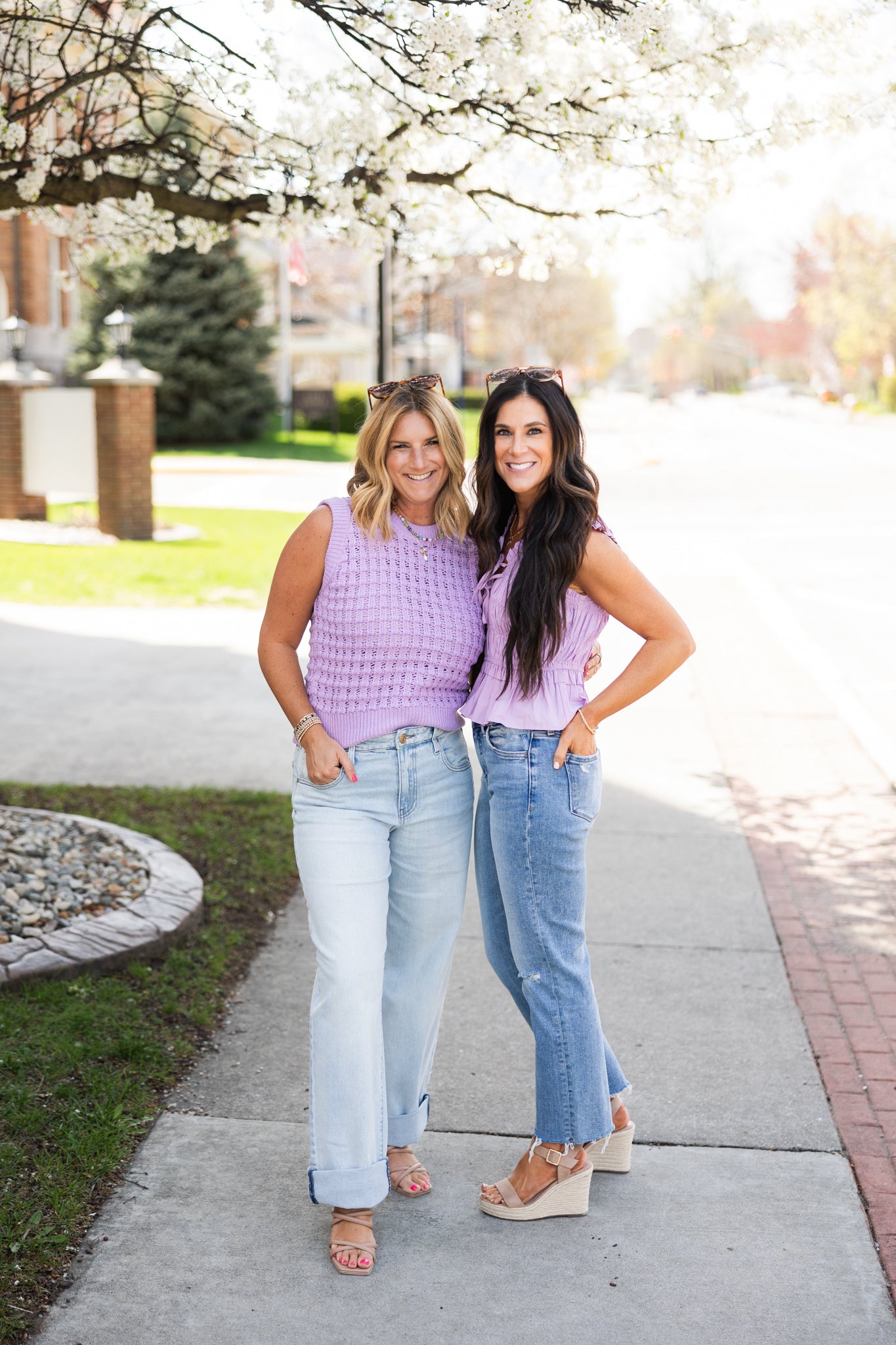 Eileen Tie Front Peplum Top | FINAL SALE