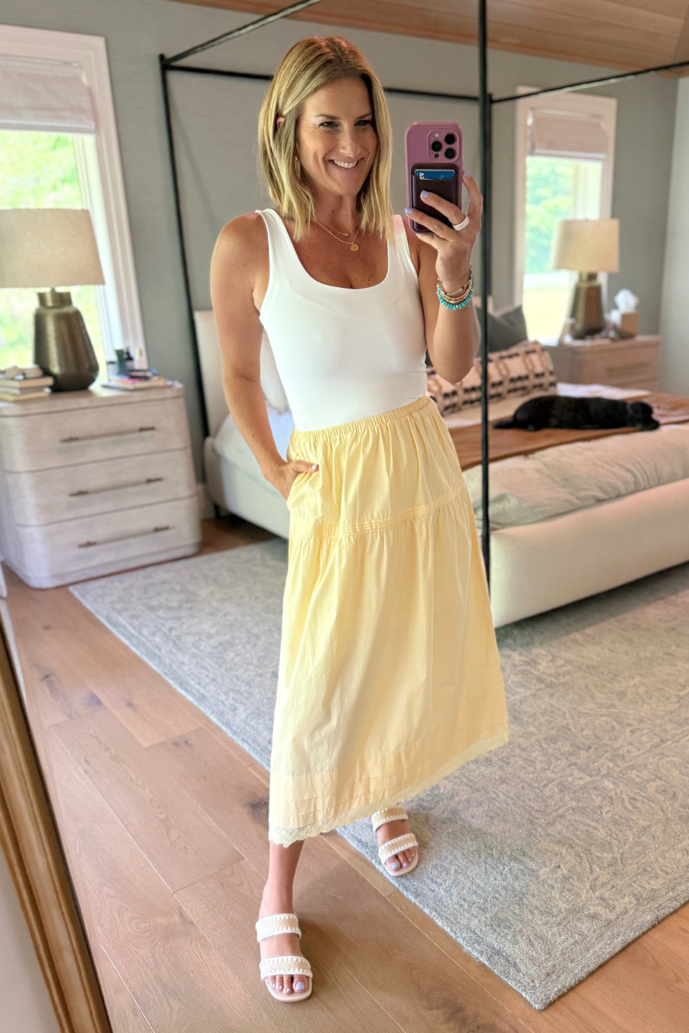 Brighter Days Midi Skirt