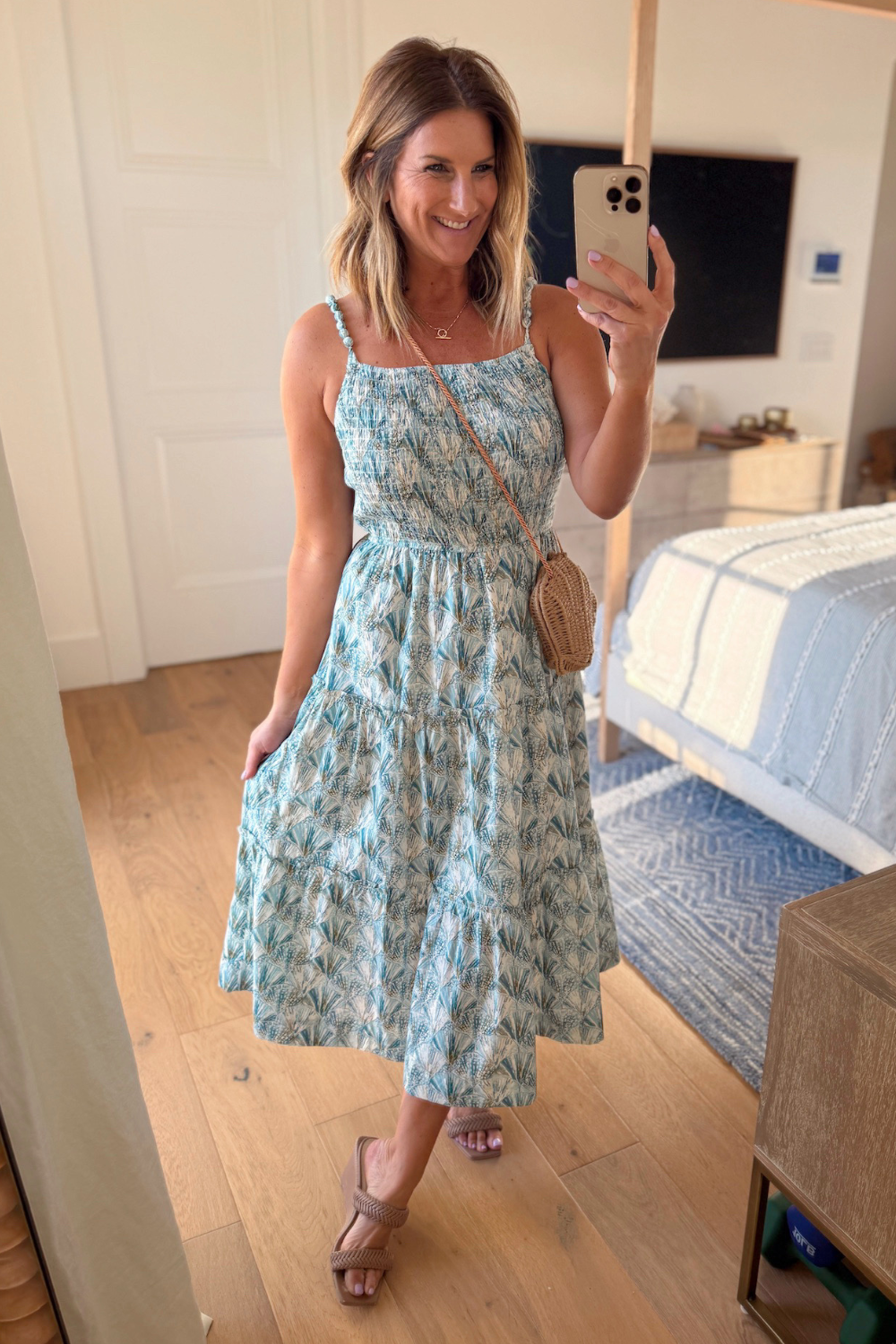 Making Waves Midi Dress