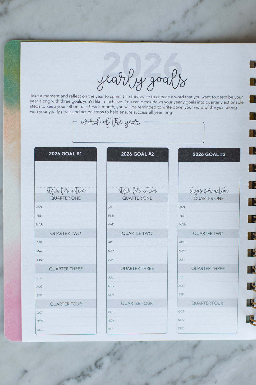 2026 Life + Style Weekly Planner: Coastal Breeze