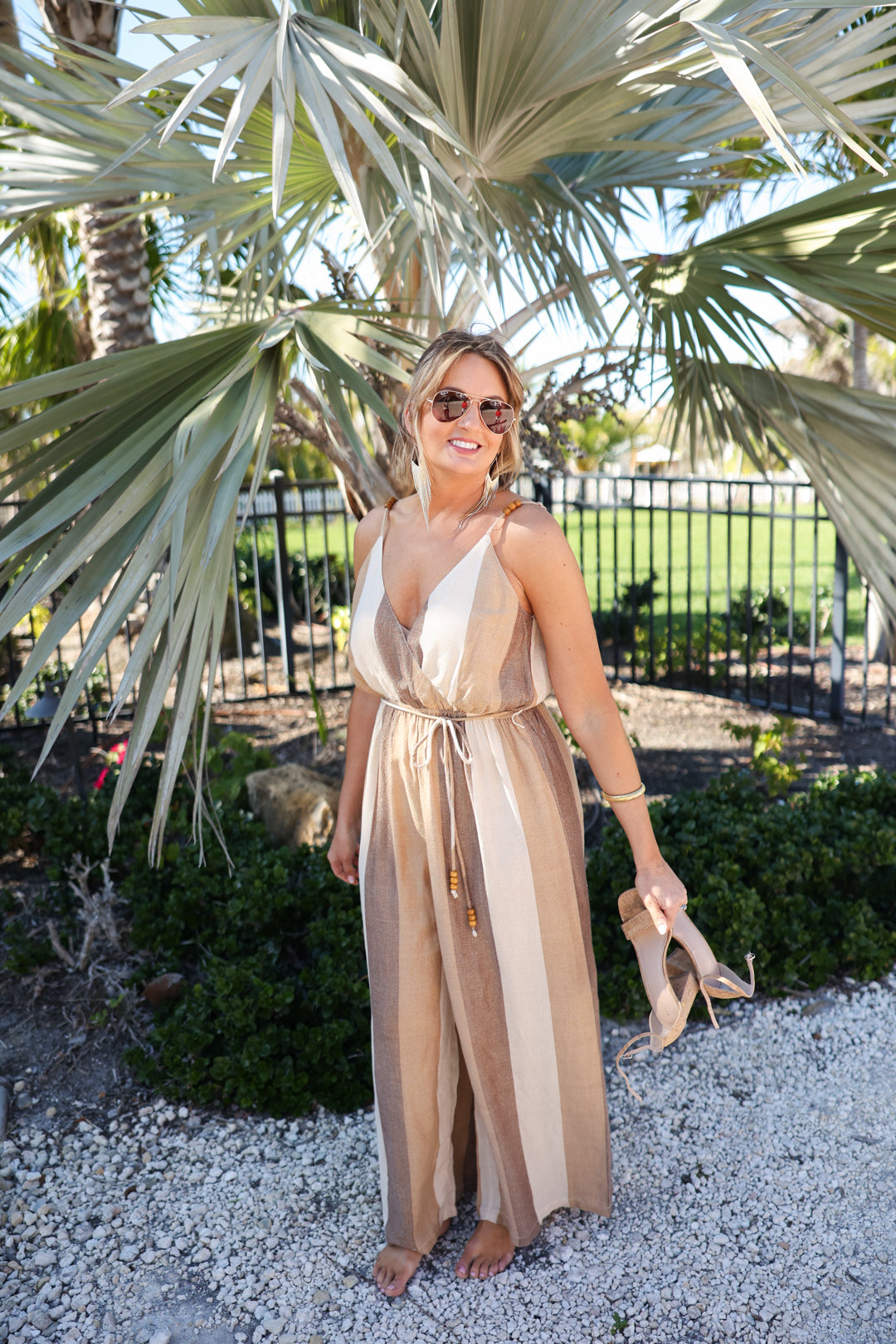 Sahara Metallic Jumpsuit