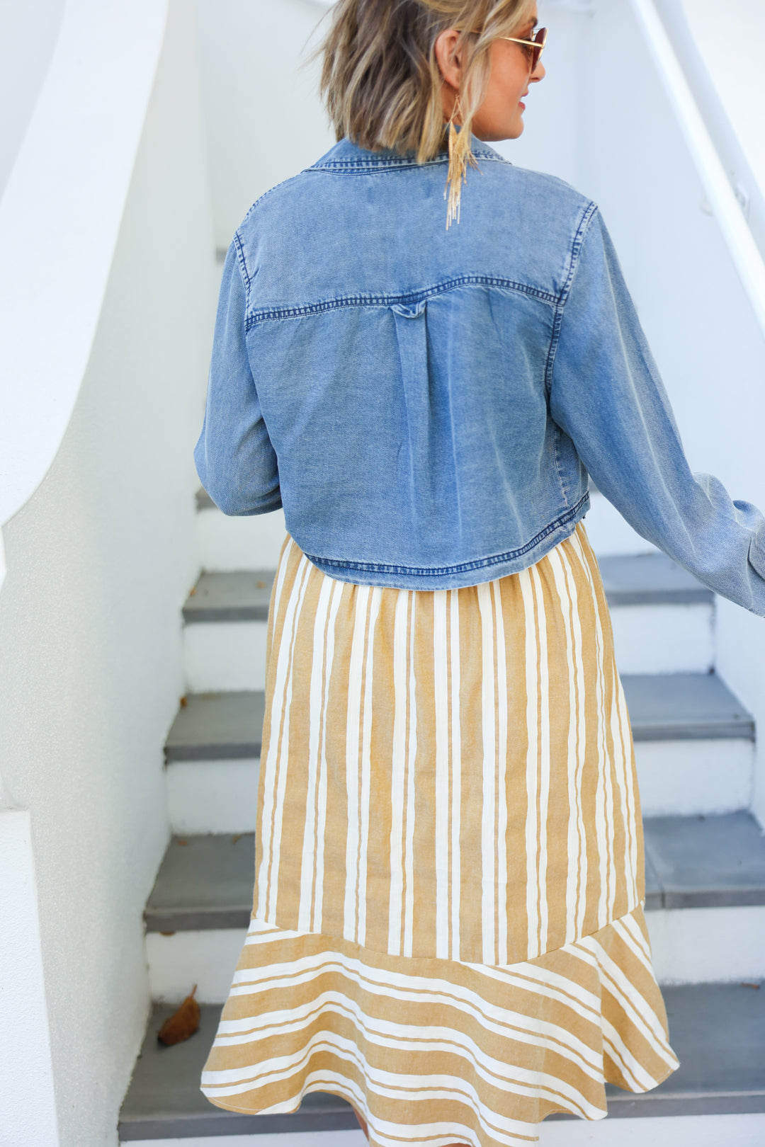 Cameron Cropped Tencel Jacket