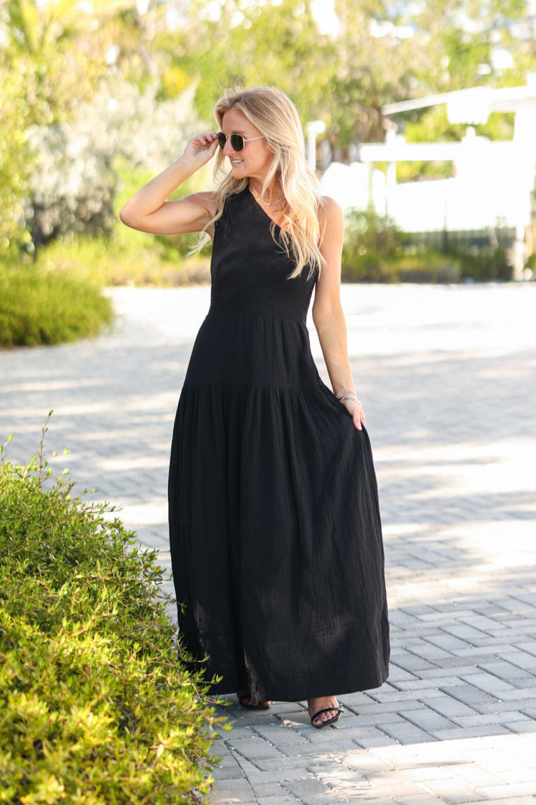 Palm Springs One Shoulder Dress