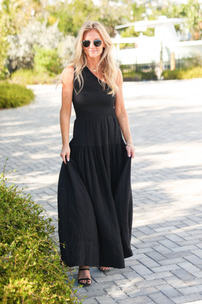 Palm Springs One Shoulder Dress