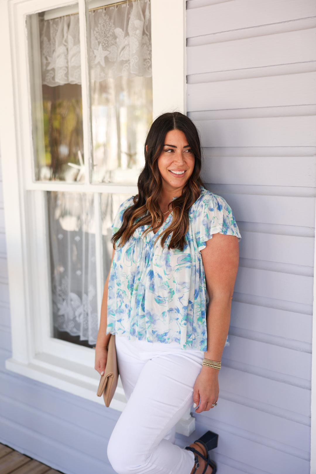 Florence Flutter Top