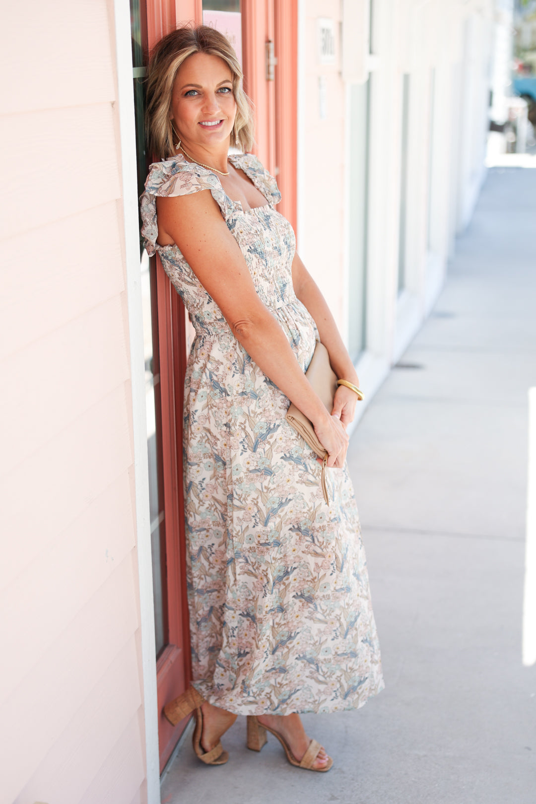Eden Floral Midi Dress