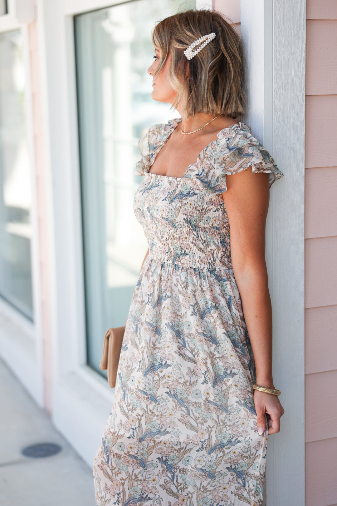 Eden Floral Midi Dress