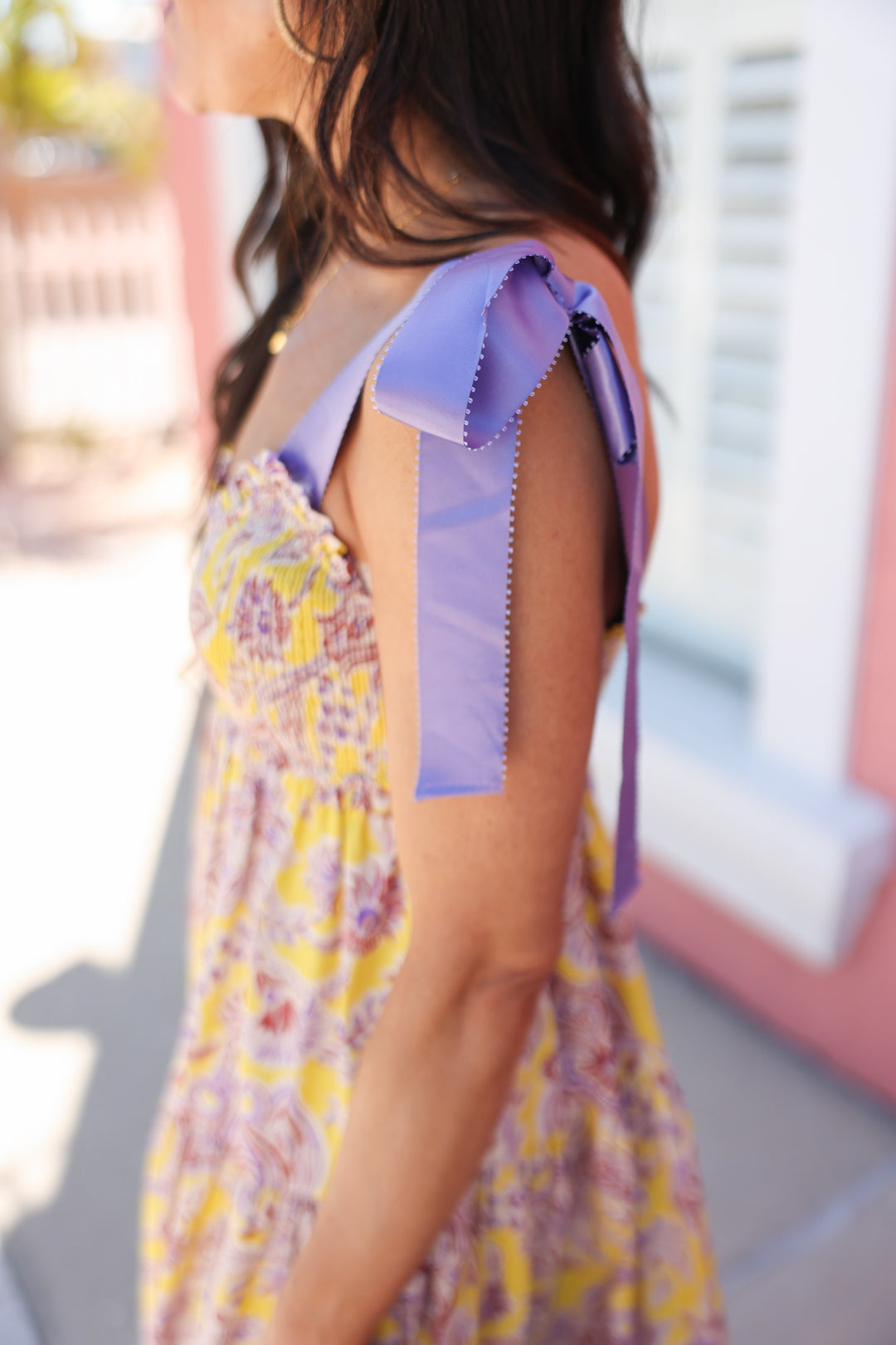 Zuri Tie Shoulder Maxi Dress