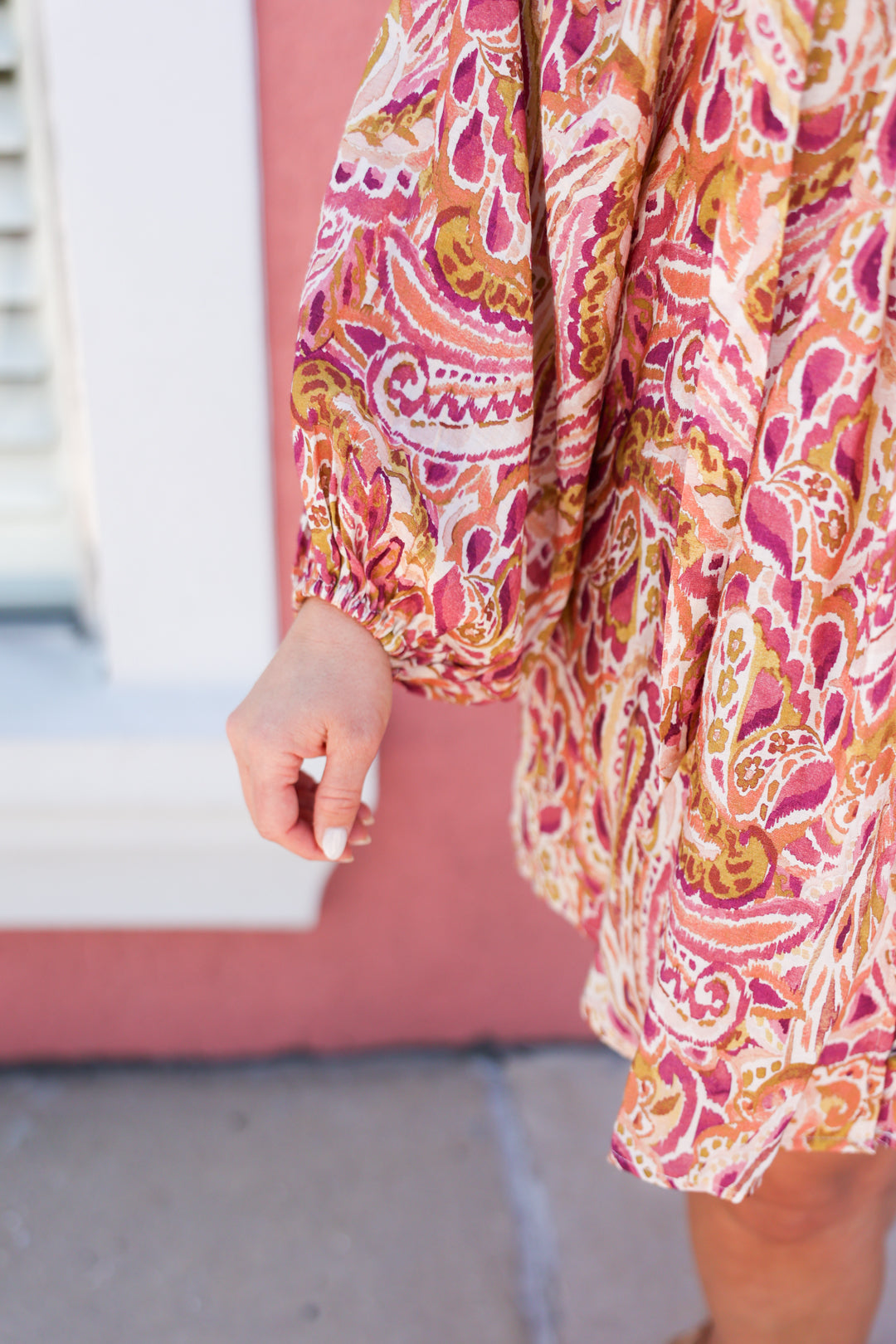 Jovie Pleated Shirt Dress