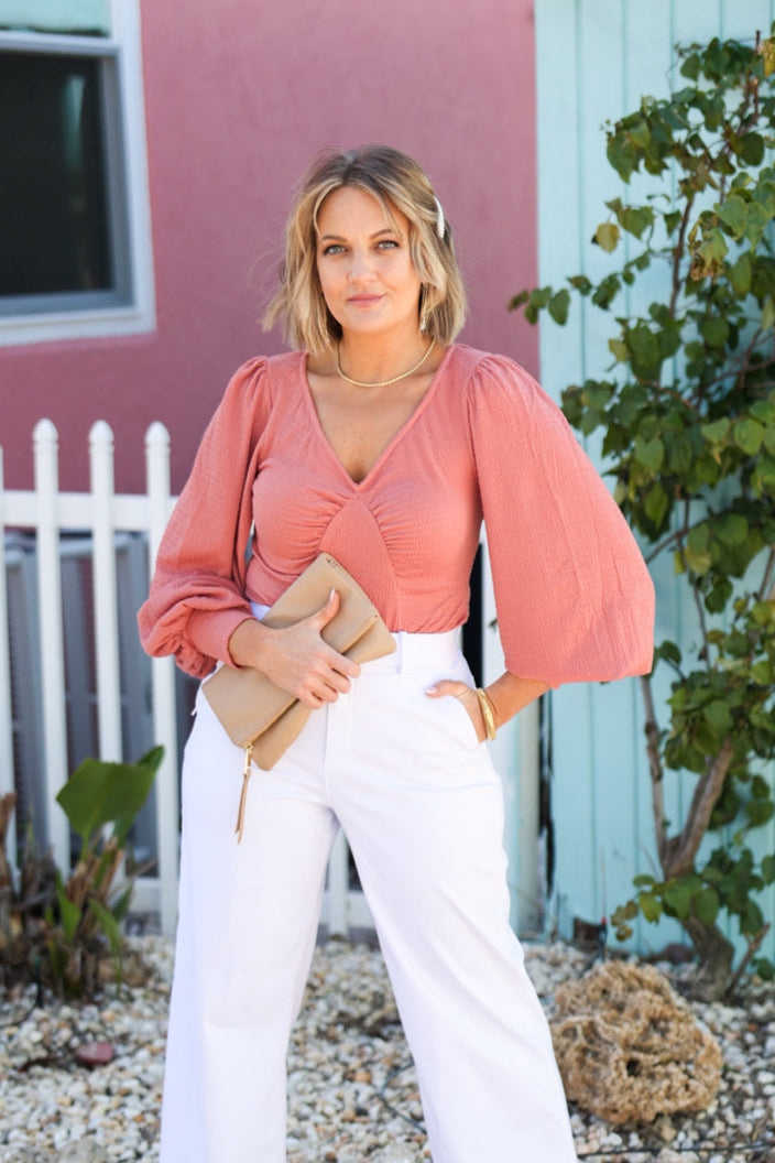 Paris V Neck Bodysuit