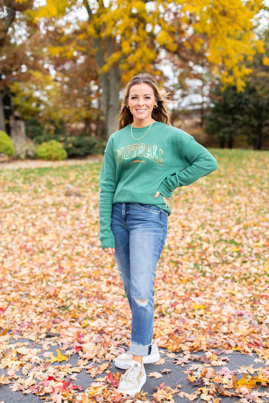 Football Foil Graphic Sweatshirt