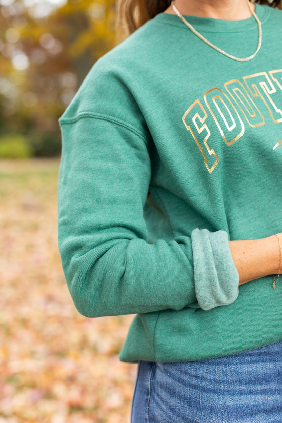 Football Foil Graphic Sweatshirt